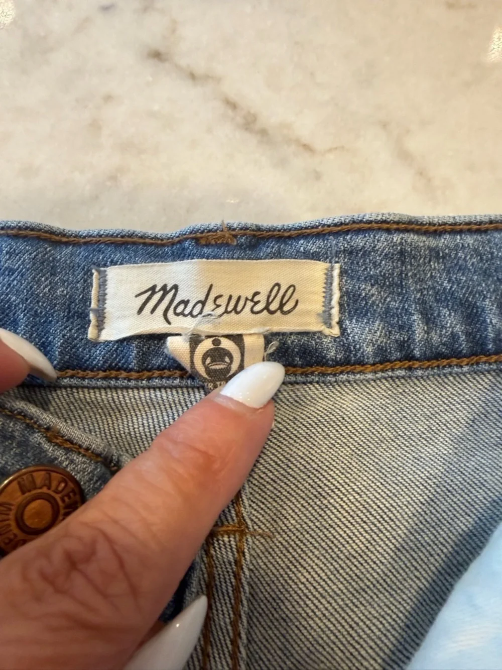 MADEWELL Light Wash Straight-Leg Women’s Jeans - Light Blue! 26 - Picture 3 of 6